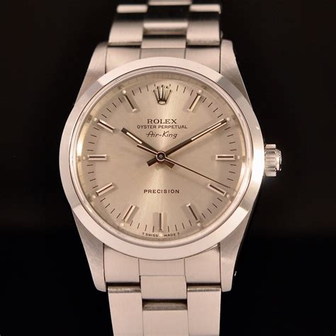 prix rolex air king acier|Rolex Air-King watch.